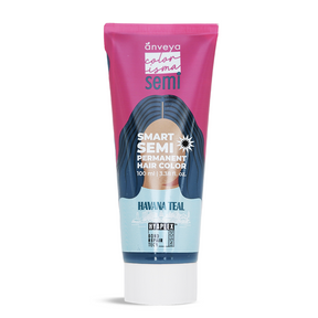 Anveya Havana Teal Semi Permanent Hair Color, 100ml