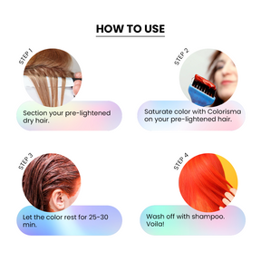 Anveya Tokyo Purple Semi Permanent Hair Color, 100ml