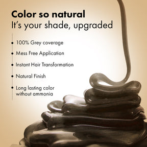 Anveya 5-Minutes Coloring Shampoo Dark Brown (Pack Of 2), 200ml