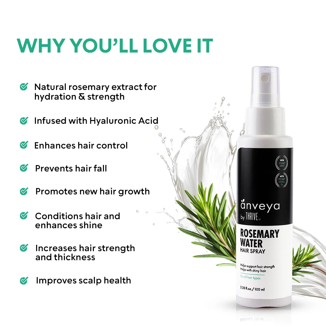 Rosemary Water Hair Spray, 100 ml