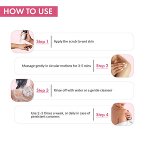 Skin Smoothening Bumps Eraser Exfoliating Body Scrub, 100ml