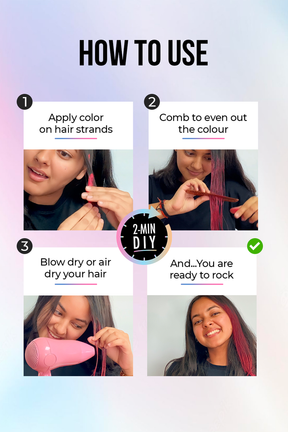 Anveya Champagne Gold + Summer Pink | Look#31 - Temporary Hair Color
