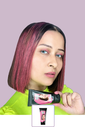 Anveya Summer Pink | Look#13 - Temporary Hair Color