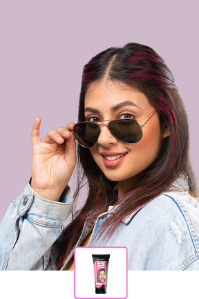 Anveya Summer Pink | Look#26 - Temporary Hair Color