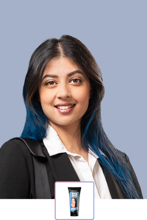 Anveya Euphoria Blue | Look#41 - Temporary Hair Color