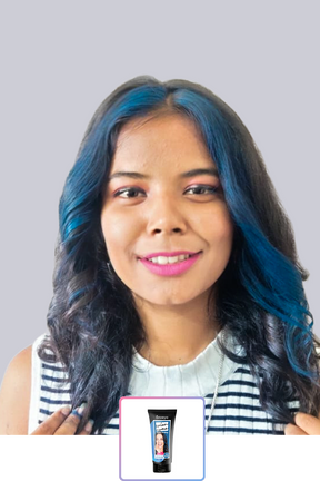 Anveya Euphoria Blue | Look#46 - Temporary Hair Color