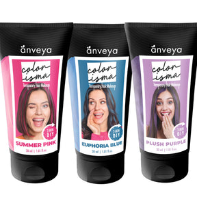 Try 'THE POPULAR Combos' of Anveya Colorisma Temporary 1-Wash Hair Color